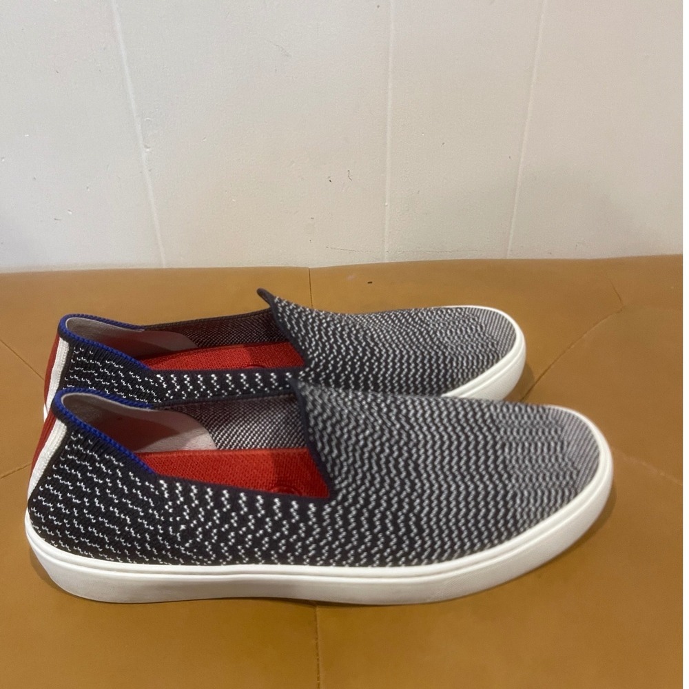 Rothy's Maritime Blue Slip On Sneakers Knit Casual Walking Shoes Women's 7 di - Picture 3 of 9